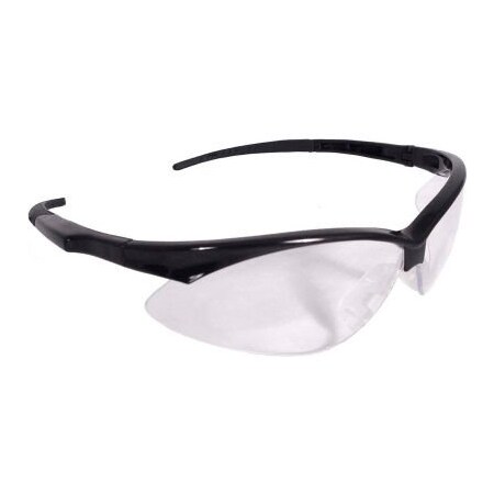 Radians Radians® AP1-11 Rad-Apocalypse„¢ Half Frame Safety Glasses, Clear A/F Lens, Black Frame - Pkg Qty 12 AP1-11